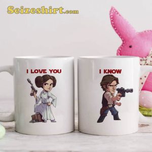 I Love You I Know Mugs 2 Pack Mrs and Mr Cup Set Gift for Couples