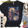 Star Wars The Mandalorian Baby Yoda Starry Night Style T-Shirt