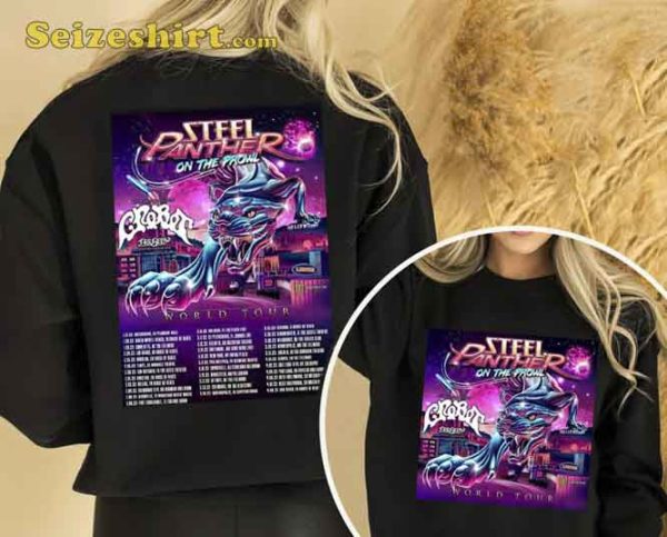 Steel Panther On The Prowl World Tour 2023 T-Shirt