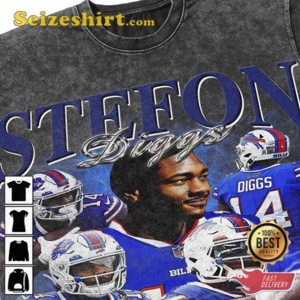 Stefon Diggs Vintage Washed T-Shirt Gift for Fan