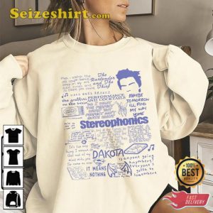 Stereophonics Doodle Art Lyric Album Song Music T-Shirt