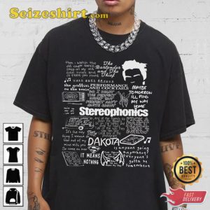 Stereophonics Doodle Art Lyric Album Song Music T-Shirt