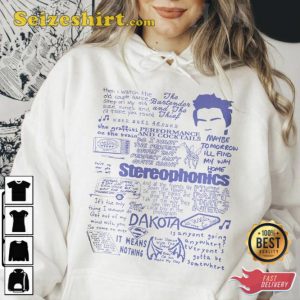 Stereophonics Doodle Art Lyric Album Song Music T-Shirt