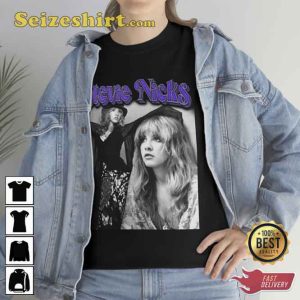 Stevie Nicks Fleetwood Mac Inspired Vintage Style Unisex Tee Shirt
