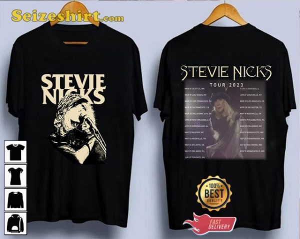 Stevie Nicks Tour 2023 Fleetwood Mac Band Rock T-Shirt