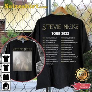 Stevie Nicks Tour Fleetwood Mac Band Tour Double Sides Music Tour 2023 T-Shirt