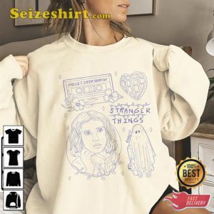 Stranger Doodle Art Lyric Album Song Music T-Shirt