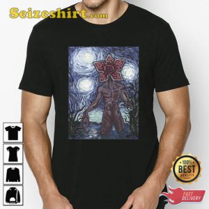 Stranger Things Demogorgon Starry Night Style Poster Shirt