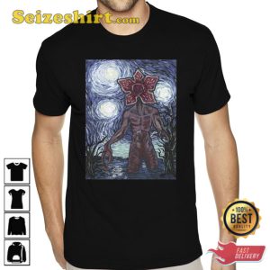 Stranger Things Demogorgon Starry Night Style Poster Shirt