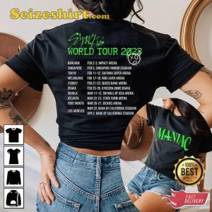 Stray Kids World Tour 2023 Maniac Tour Album T-Shirt