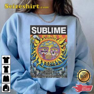Sublime Sun and Fish Poster Style Unisex Sweatshirt