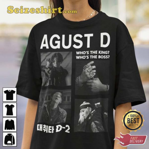 Suga Agust D World Tour Bangtan Shirt
