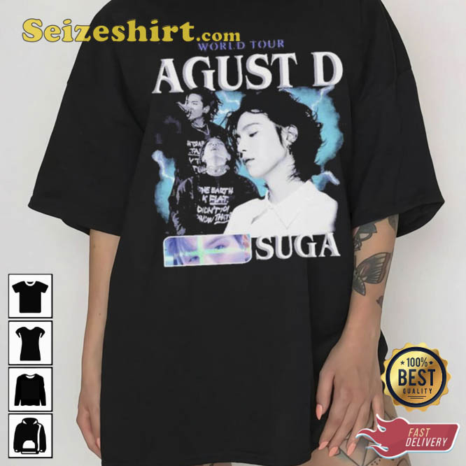 Suga Agust D World Tour Vintage Unisex Shirt