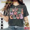Swiftie Moms Club Style Groovy Graphics Tee Shirt