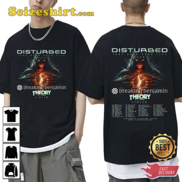 Take Back Your Life Disturbed Band 2023 Tour Shirt