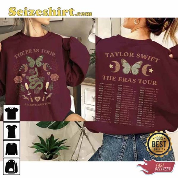 Taylor The Eras Tour Crewneck Shirt