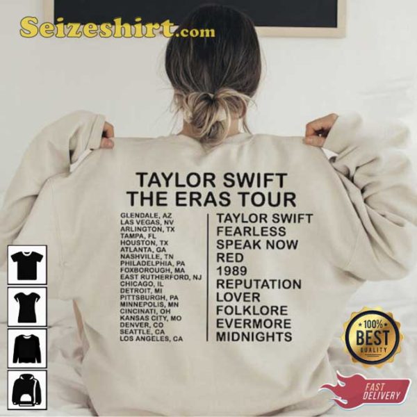 Taylors Version Albums Crewneck Sweatshirt