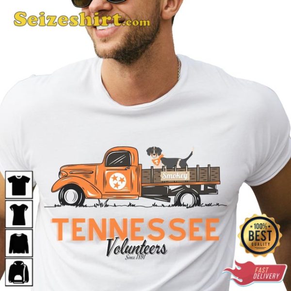 Tennessee Volunteers Football Smokey Dog Knoxville Vols Nation Unisex Tee Shirt