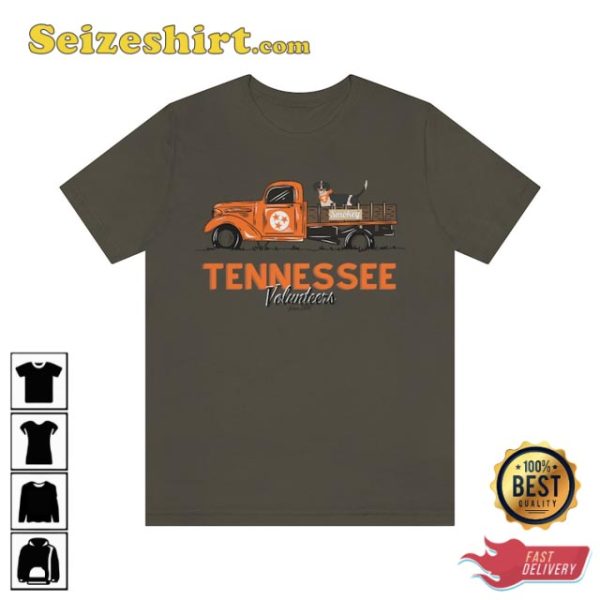 Tennessee Volunteers Football Smokey Dog Knoxville Vols Nation Unisex Tee Shirt