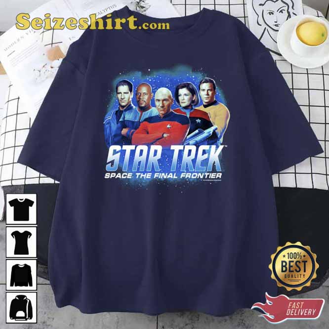 The Captains Of Past Ships Star Trek Unisex T-Shirt