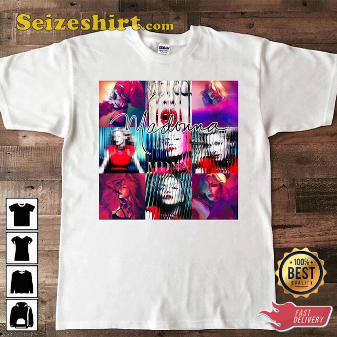 The Celebration World Tour 2023 Madonna Four Decades Fan T-Shirt