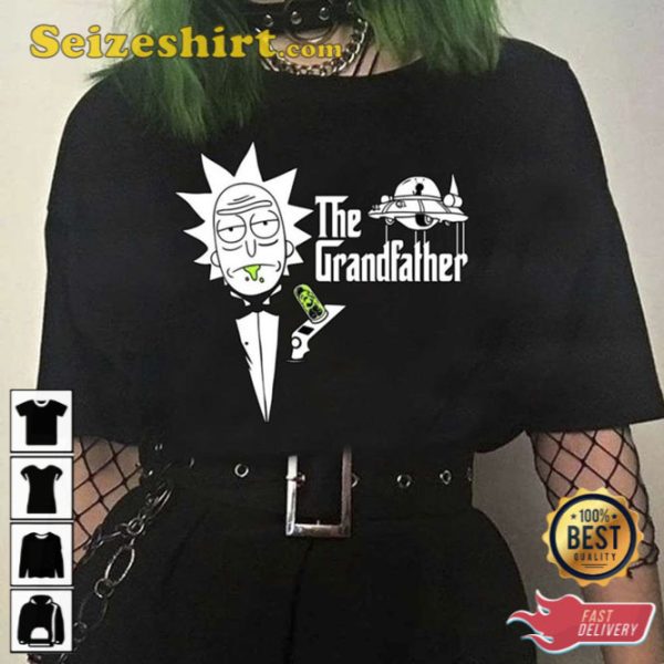 The Godfather Funny Rick And Morty The Grandfather Sweatshirt Gift For Fan