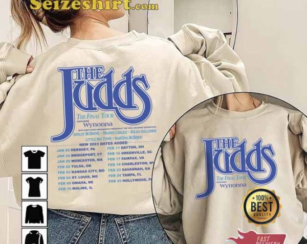 The Judds Country Music 2023 Tour T-Shirt