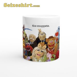 The Muppets Full Characters Vintage Retro 70’s TV Show Ceramic Mug