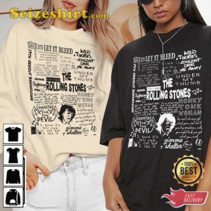 The Rolling Stones Lyric Album Song Music T-Shirt