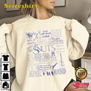 The Snuts Doodle Art Lyric Album Song Music T-Shirt