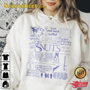 The Snuts Doodle Art Lyric Album Song Music T-Shirt