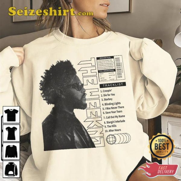 The Weeknd Tracklist Song Vintage Unisex Shirt