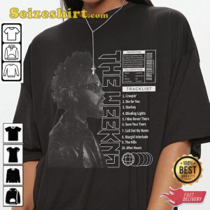 The Weeknd Tracklist Song Vintage Unisex Shirt