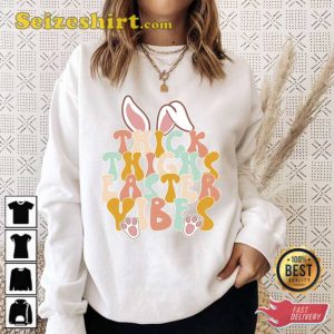 Thick Thighs Easter Vibes Sweatshirt Holiday Gift