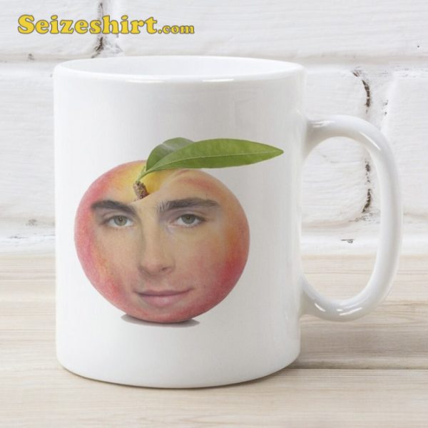 Timothee Chalamet Funny Apple Ceramic Mug