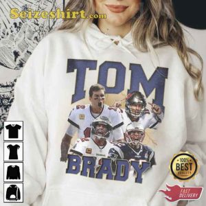 Tom Brady Football Vintage Graphic T-shirt