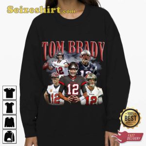 Tom Brady Is Goat 12 Football Season Quarterback Unisex T-shirt