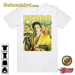 Top Movie Icon 90s Actor  Pedro Pascal Homage T-Shirt