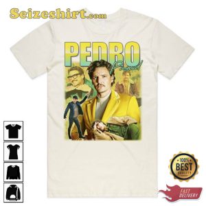 Top Movie Icon 90s Actor Pedro Pascal Homage T-Shirt