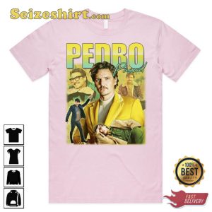 Top Movie Icon 90s Actor Pedro Pascal Homage T-Shirt