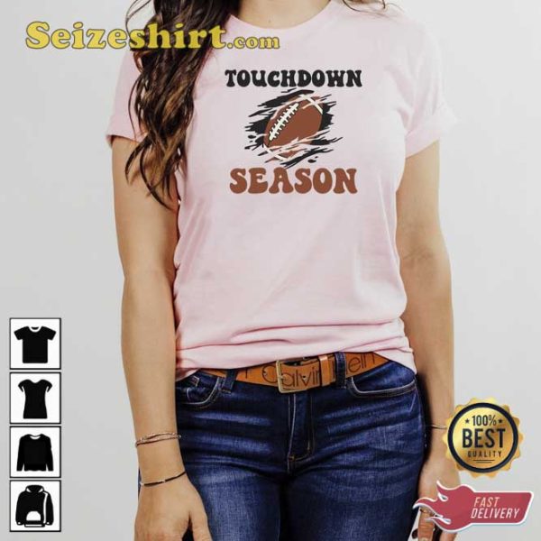 Touchdown Season Football T-Shirt