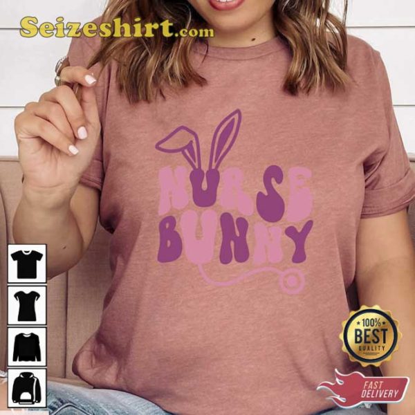Trendy Easter Nurse Outfit T-Shirt