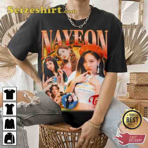 Twice Nayeon Retro Bootleg T-shirt