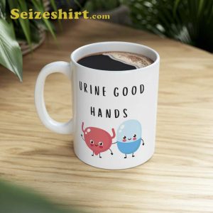 Urine Good Hands Nurse Doctor Ceramic Coffee Mug