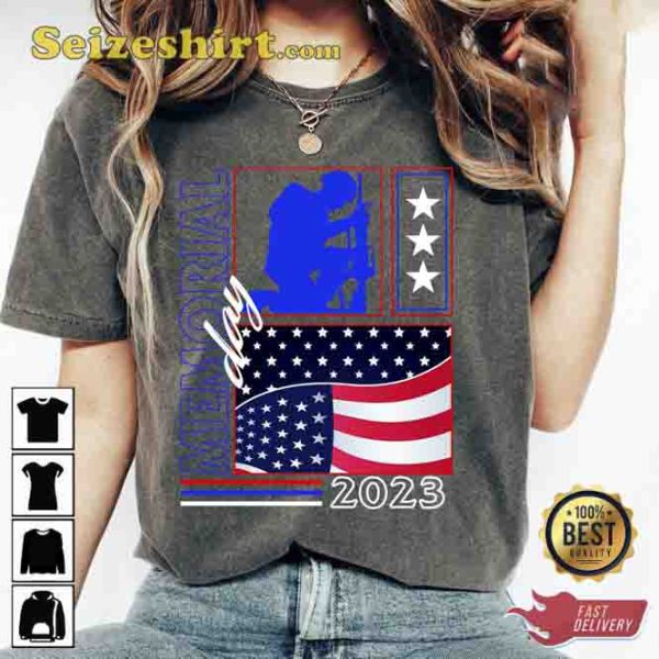 Veterans Military American Flag 4th Of July Patriotic Independence Day Gift T-Shirt