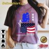 Veterans Military American Flag 4th Of July Patriotic Independence Day Gift T-Shirt