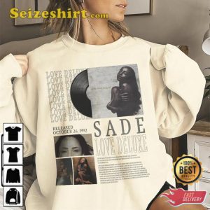 Vintage Bootleg Inspired Tee Sade Love Deluxe Vintage T-Shirt