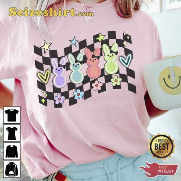 Vintage Colorful Bunnies T-Shirt