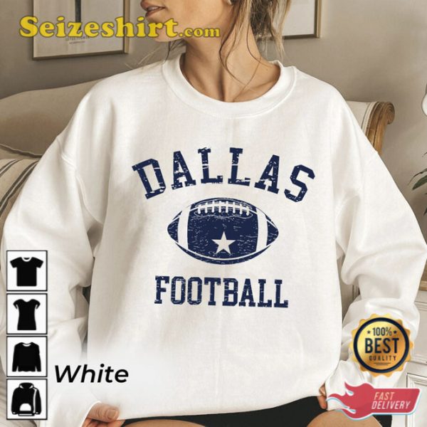 Vintage Dallas Football Sweatshirt Gift for Fan