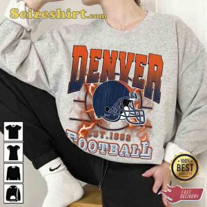 Vintage Denver Football Crewneck Sweatshirt